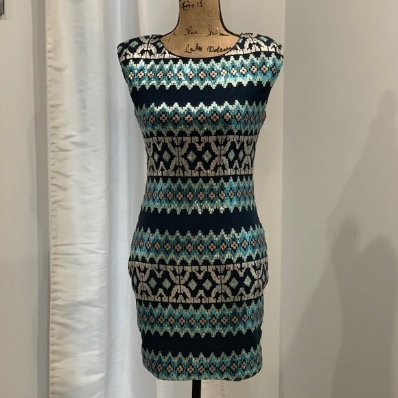 As U Wish bodycon sequined dress size M - Picture 8 of 11